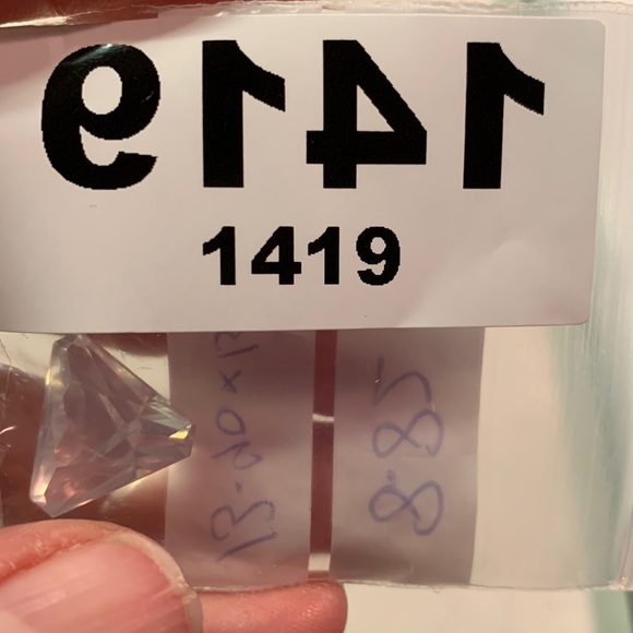 8.82 Carats Feldspar Moonstone Fancy Rare Peach Pink Gemstone Precision Cut - Picture 6 of 17